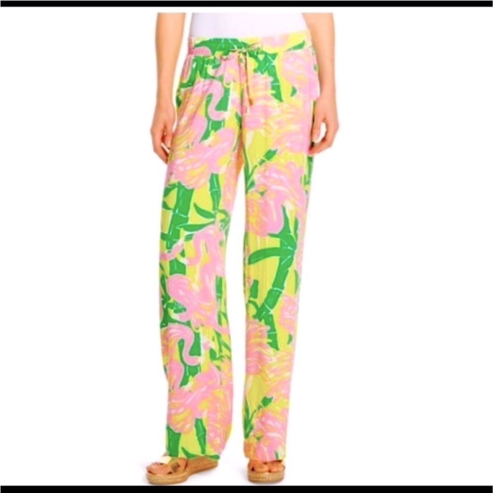 💞Lilly Pulitzer Target,Fan Dance Palazzo Pant, Excellent Condition, Size Small